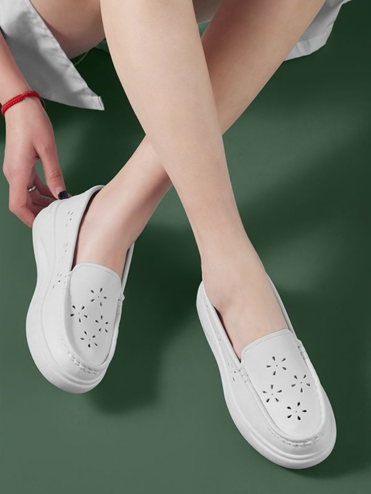Women Thick Sole Nurse Shoes B - Women'S Shoes For Standing All Day 评论和价格