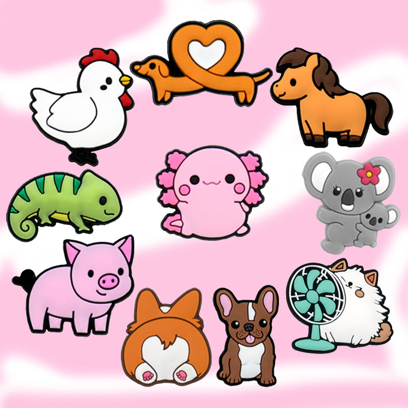 1/10pcs Cartoon Shoe Charms Pi - Women'S Shoes Hush Puppies 评论和价格