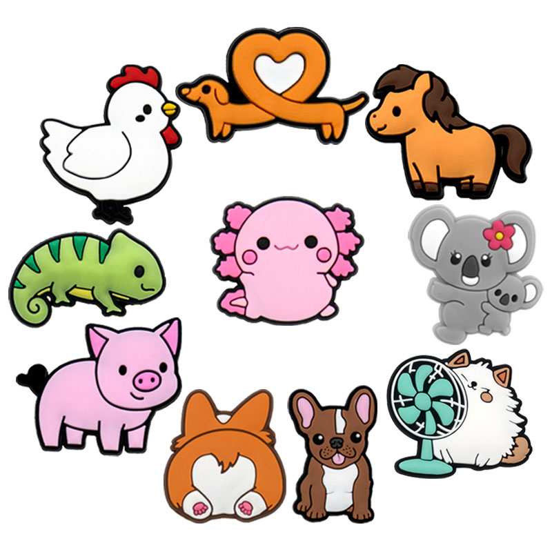 1/10pcs Cartoon Shoe Charms Pi - Women'S Shoes Hush Puppies 评论和价格
