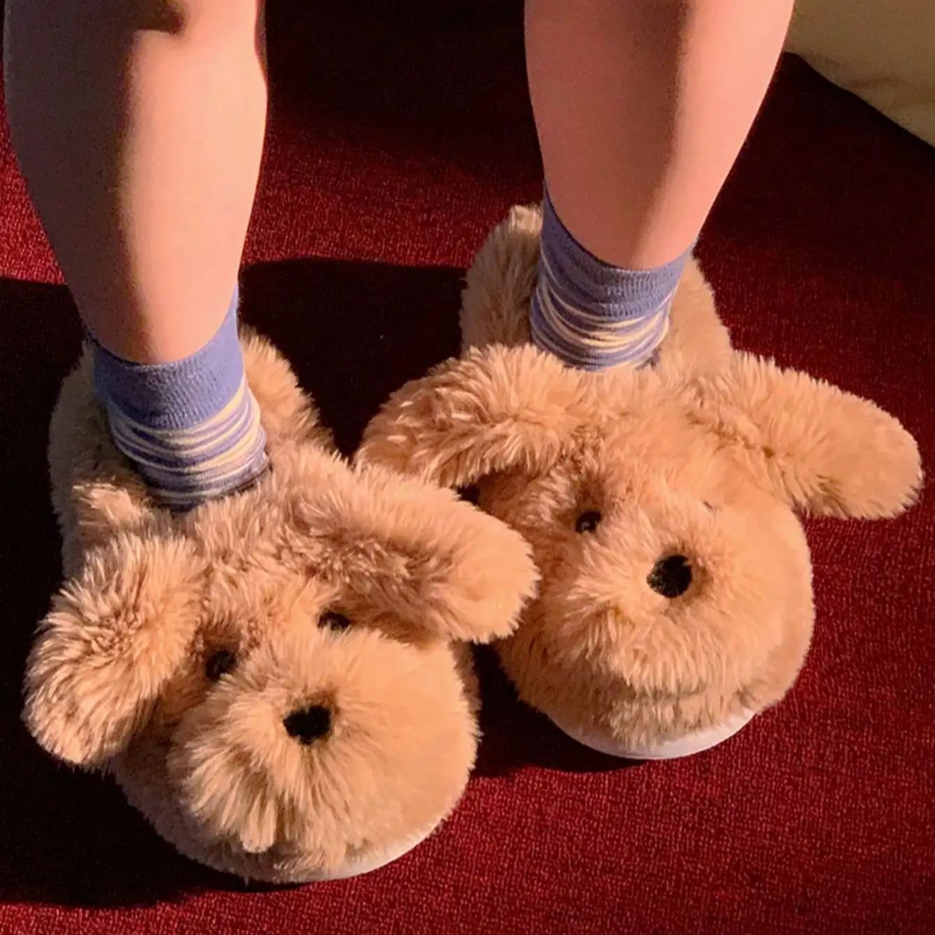 Women House Fur Slippers Casua - Women Shoes Winter 评论和价格