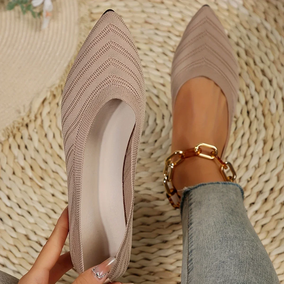 Women's Pointed Toe Flat Shoes - Women Shoes Casual 评论和价格