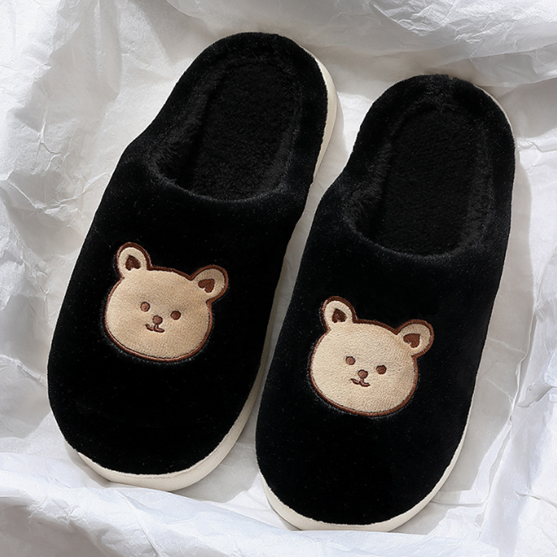 Cute Bear Cotton Slippers for  - Women'S Shoes For Fall 评论和价格