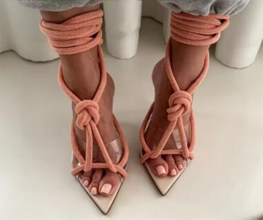Beige White Black Clear PVC Ro - Clear Strap Heel 评论和价格
