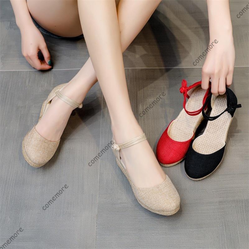 Comemore Sandals High Heel Sum - Espadrille Wedge Shoes 评论和价格