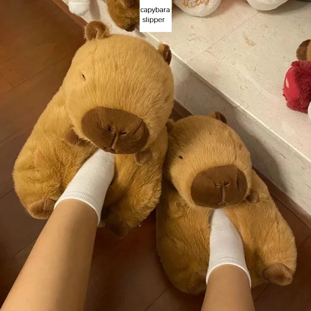 Novelty capybara slippers unis - Women Shoes Winter 评论和价格