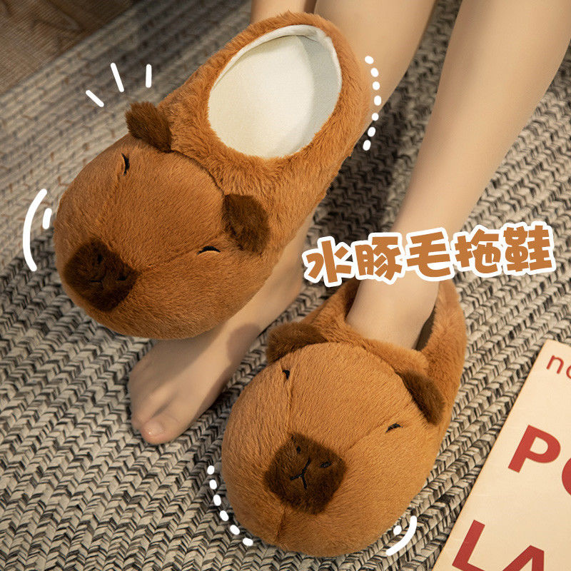 Novelty capybara slippers unis - Women Shoes Winter 评论和价格