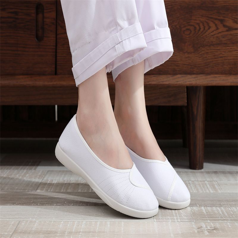 Soft Cloth Work Shoes Women Wh - Women'S Shoes For Standing All Day 评论和价格