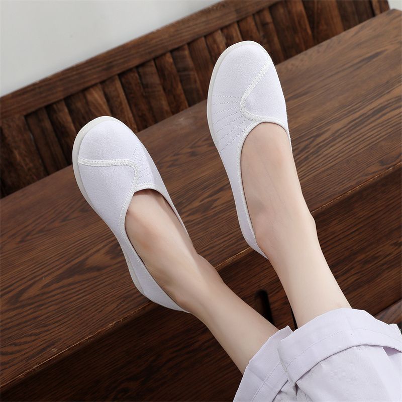 Soft Cloth Work Shoes Women Wh - Women'S Shoes For Standing All Day 评论和价格