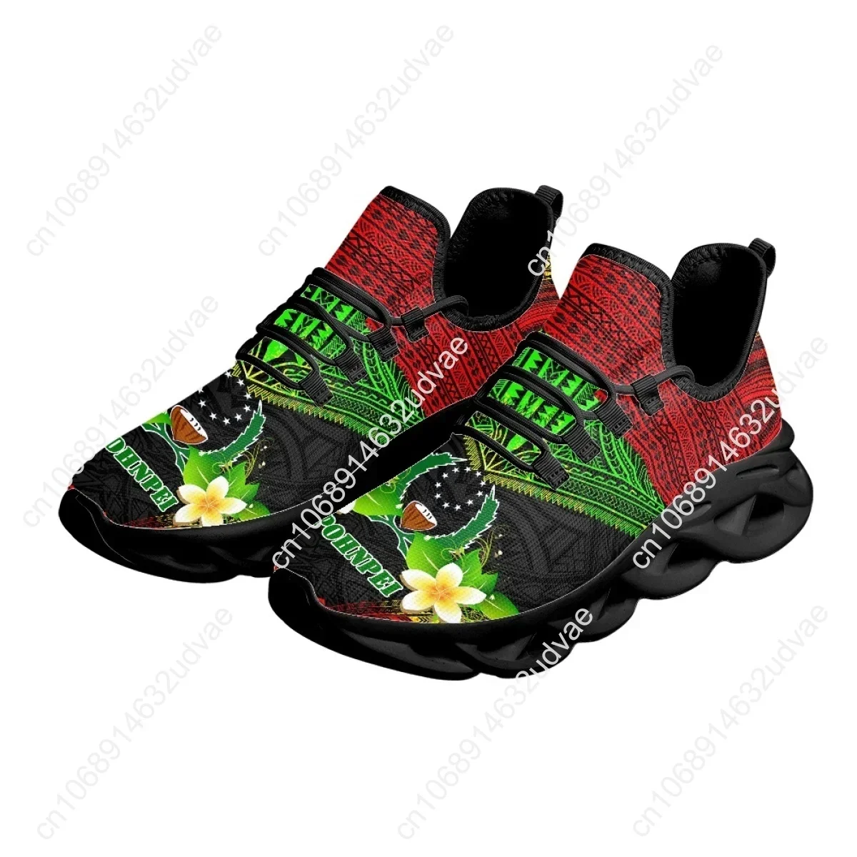 Polynesian Pohnpei Plumeria De - Women Shoes Running 评论和价格