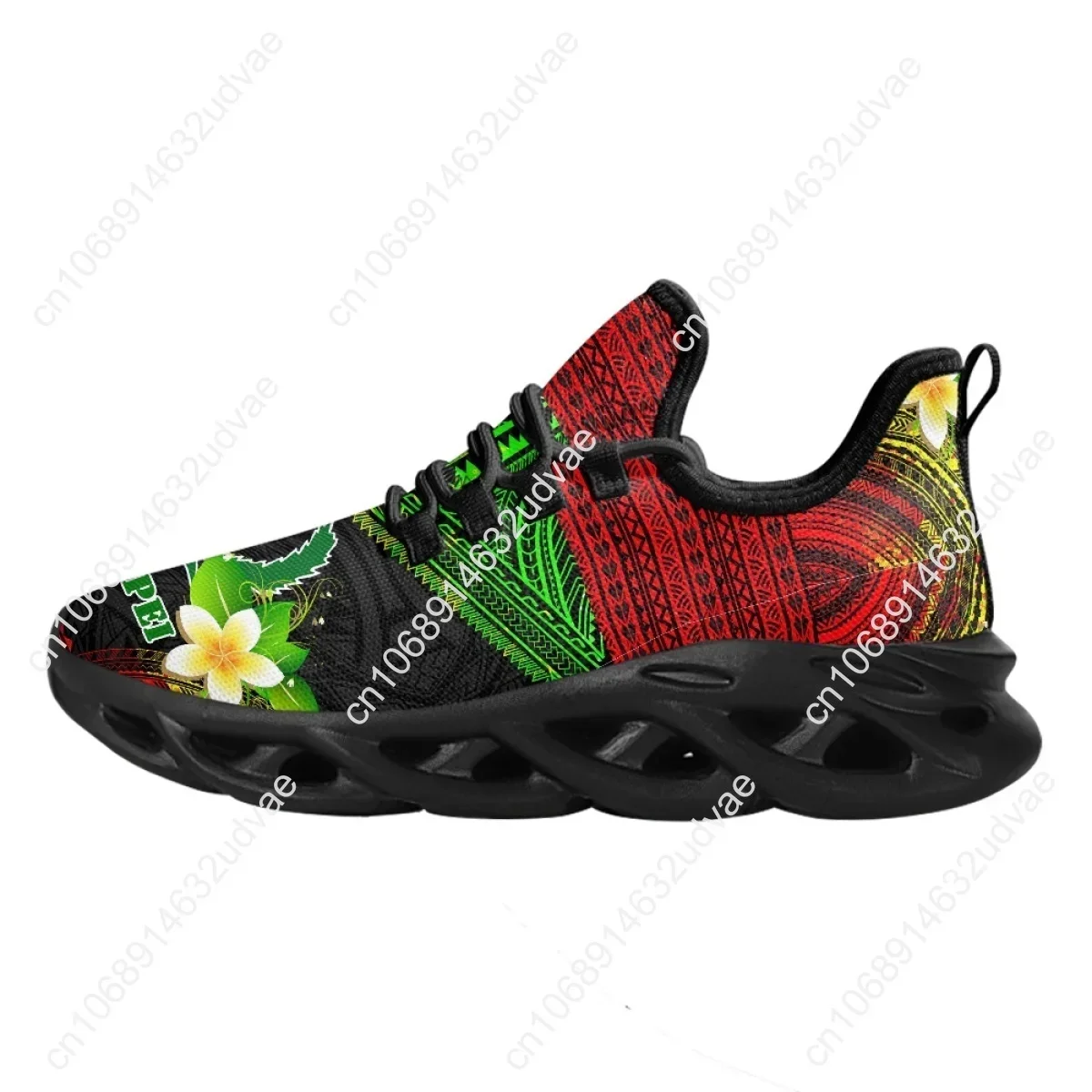 Polynesian Pohnpei Plumeria De - Women Shoes Running 评论和价格