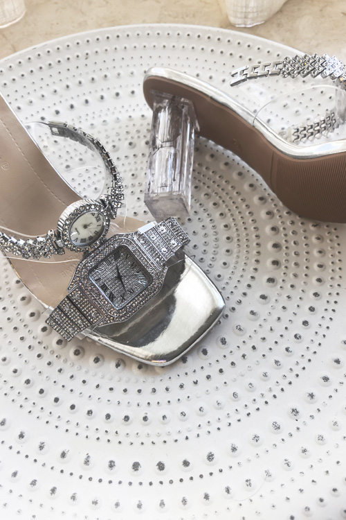 Original design Crystal watch  - Clear Strap Heel 评论和价格