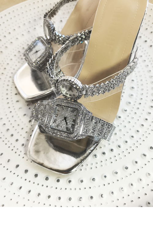Original design Crystal watch  - Clear Strap Heel 评论和价格