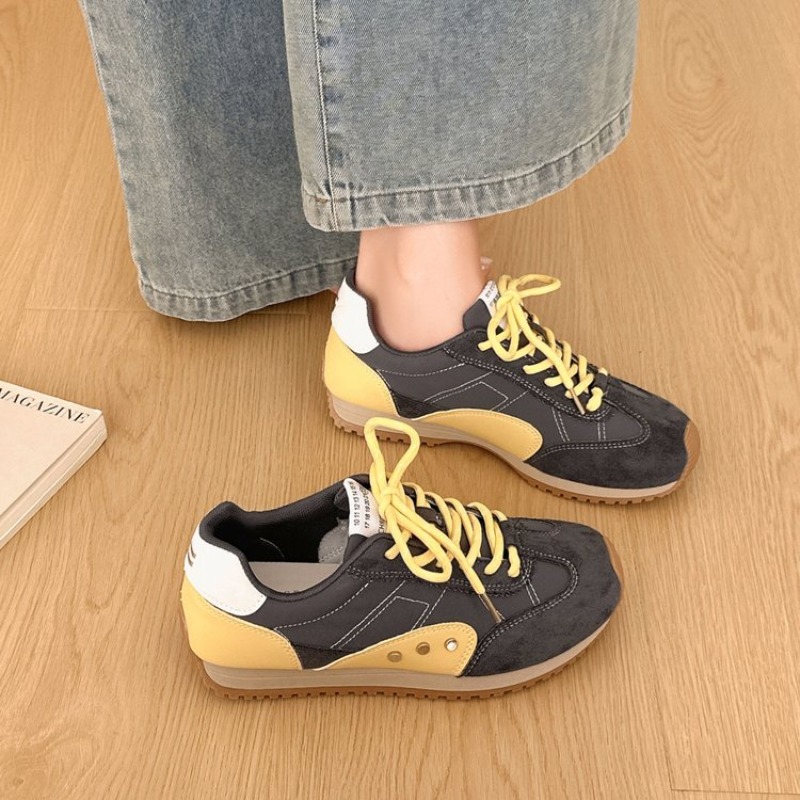 Retro Color Block Sneakers Wom - Women Shoes Running 评论和价格