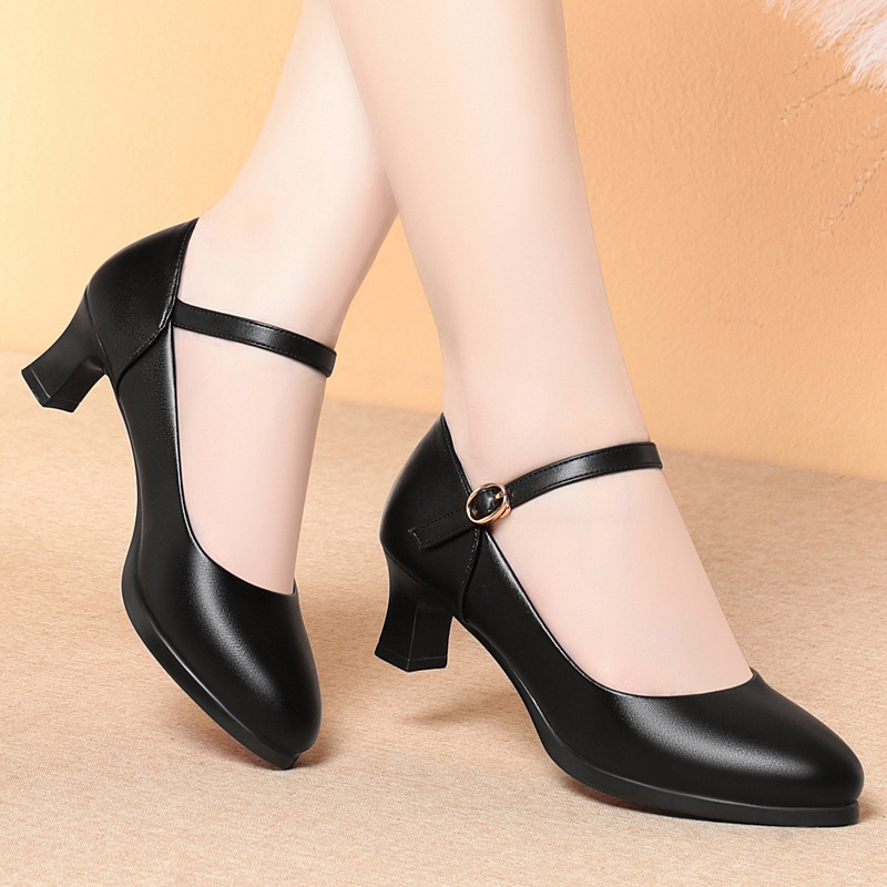 5cm Heels Flight Attendant Wor - Women'S Shoes For Standing All Day 评论和价格