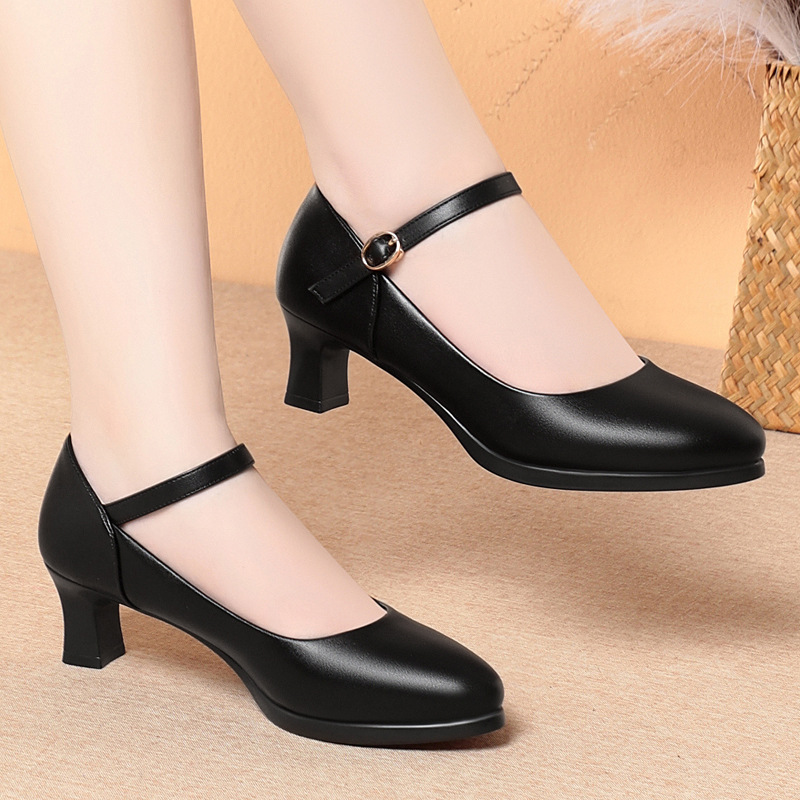 5cm Heels Flight Attendant Wor - Women'S Shoes For Standing All Day 评论和价格
