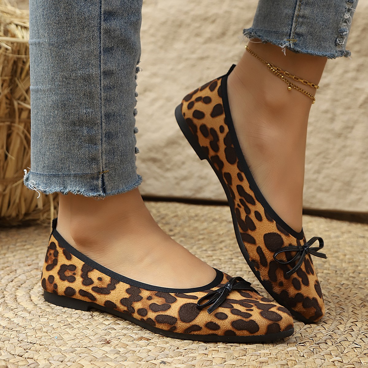 2026 Leopard Flats Women Round - Women'S Shoes For Work 评论和价格
