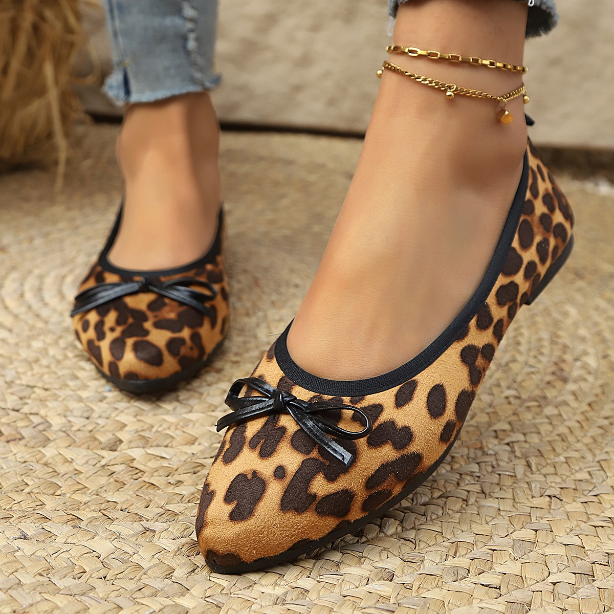 2026 Leopard Flats Women Round - Women'S Shoes For Work 评论和价格