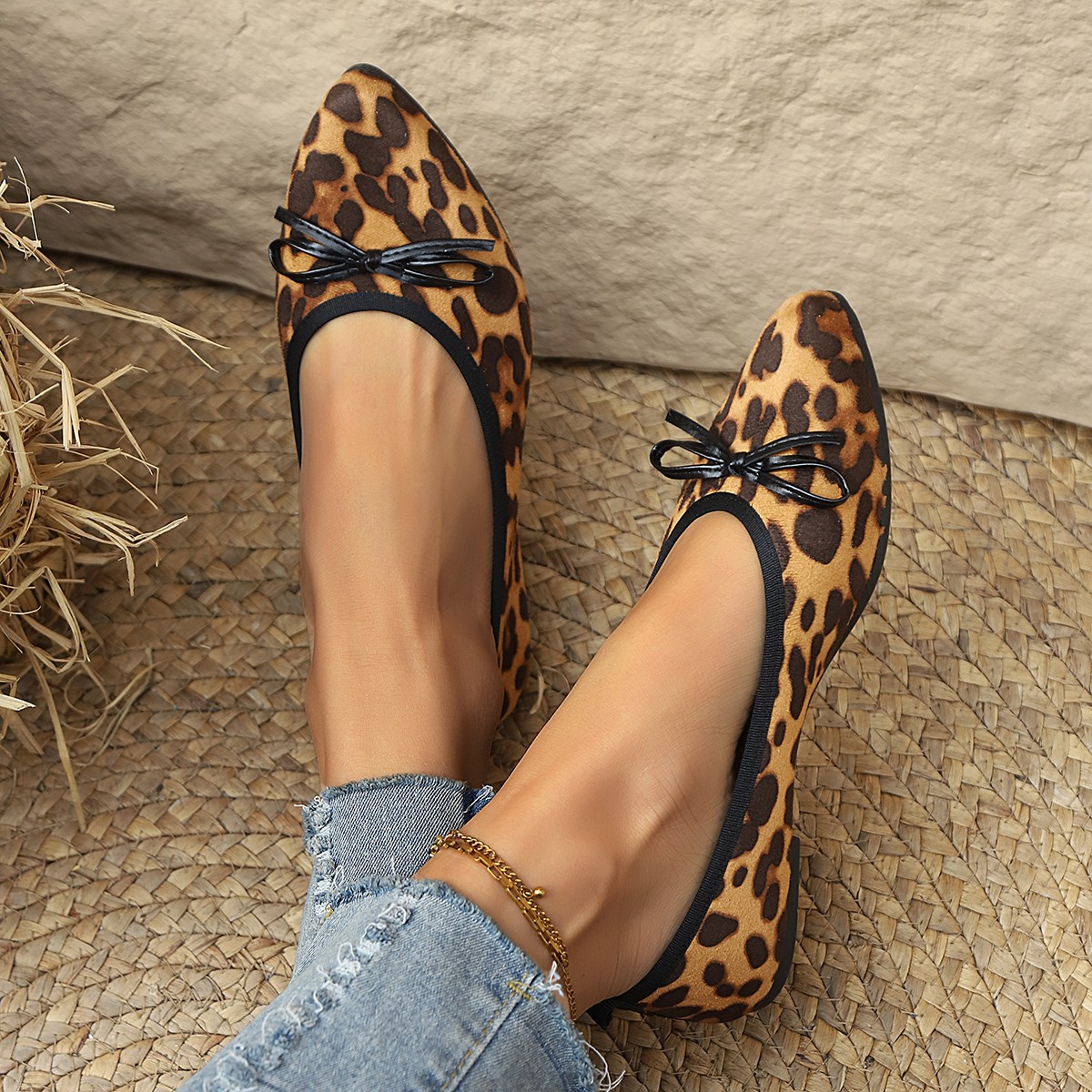 2026 Leopard Flats Women Round - Women'S Shoes For Work 评论和价格