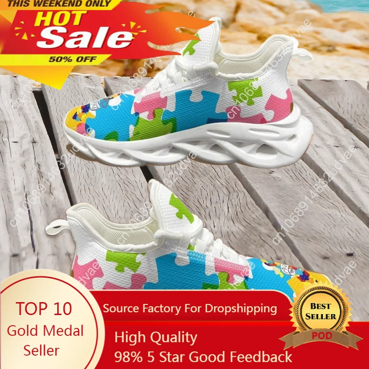 Autism Awareness Sports Runnin - Women Shoes Running 评论和价格