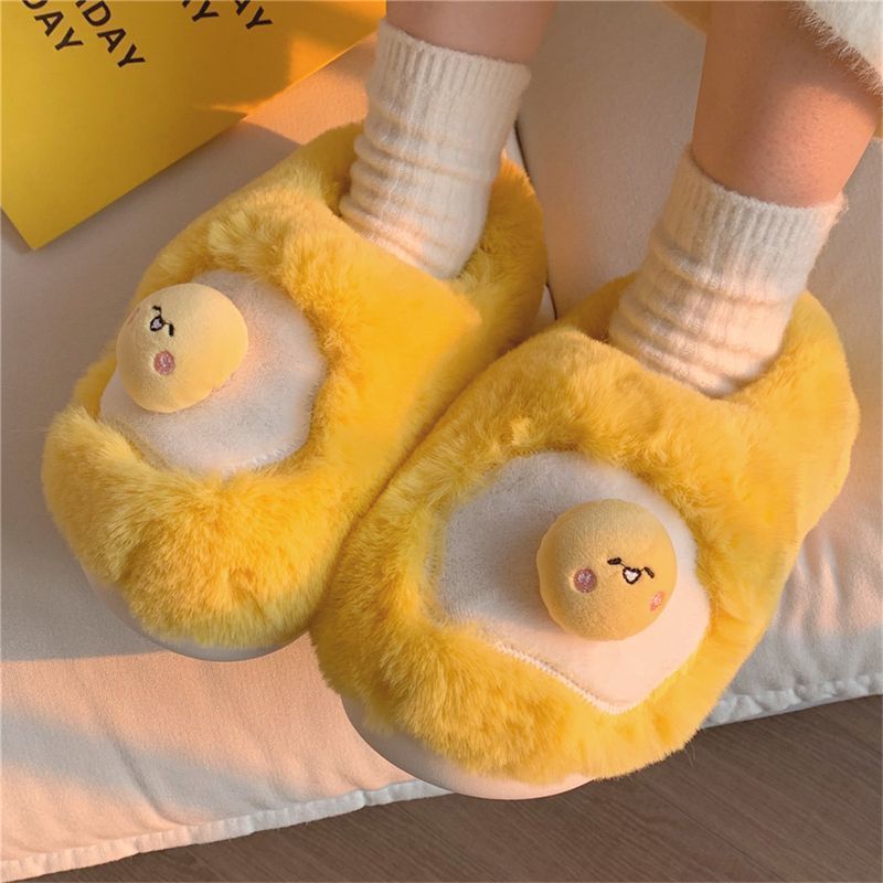 New Cute Fried Egg Shaped Plus - Women Shoes Winter 评论和价格