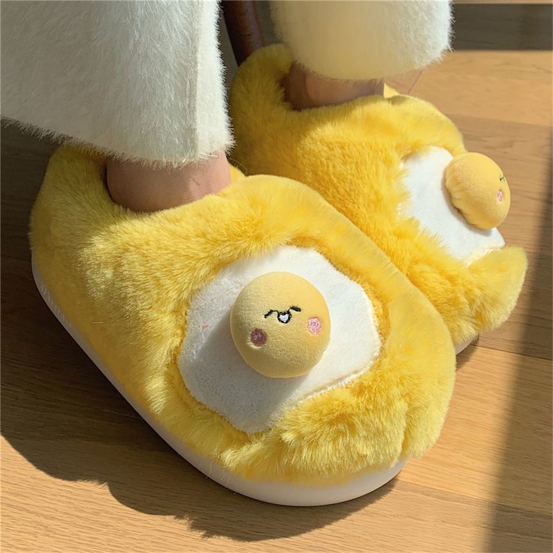 New Cute Fried Egg Shaped Plus - Women Shoes Winter 评论和价格