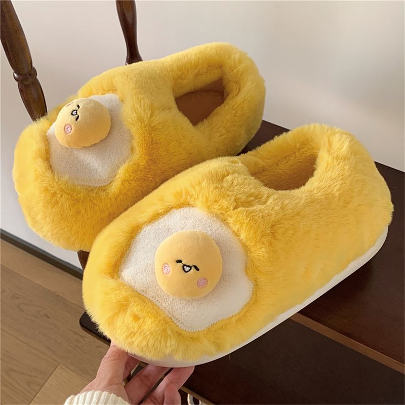 New Cute Fried Egg Shaped Plus - Women Shoes Winter 评论和价格