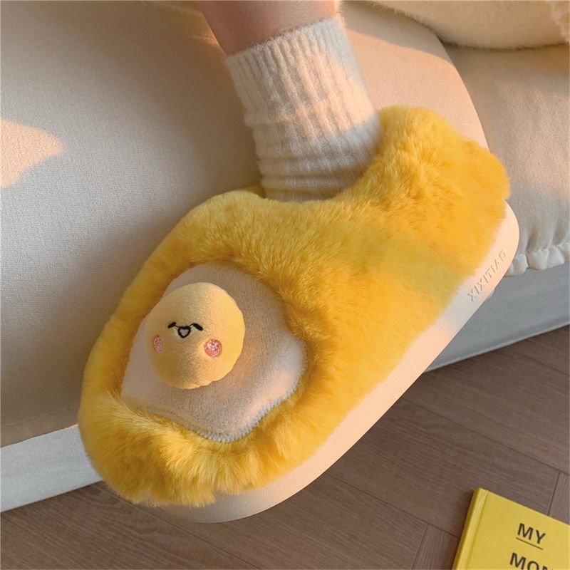 New Cute Fried Egg Shaped Plus - Women Shoes Winter 评论和价格