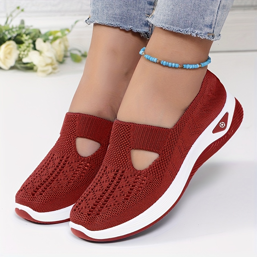 Womens Spring Summer Knit Slip - Women'S Shoes With Arch Support 评论和价格