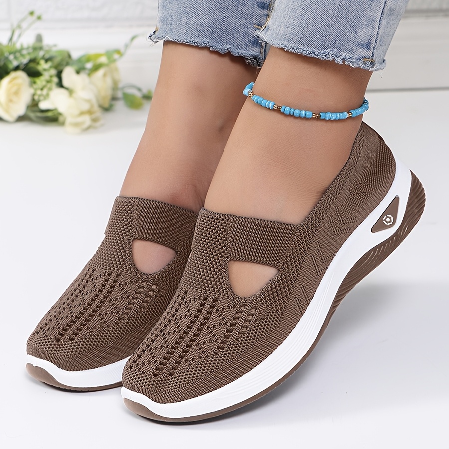 Womens Spring Summer Knit Slip - Women'S Shoes With Arch Support 评论和价格